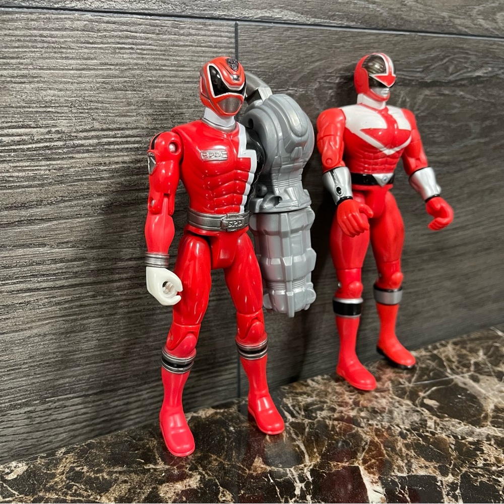 Time Force Power Rangers and Cyberarm Power Ranger - Picture 2 of 7